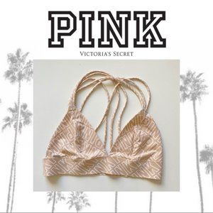 Pink Victorias Secret Nude Triangle Bralette